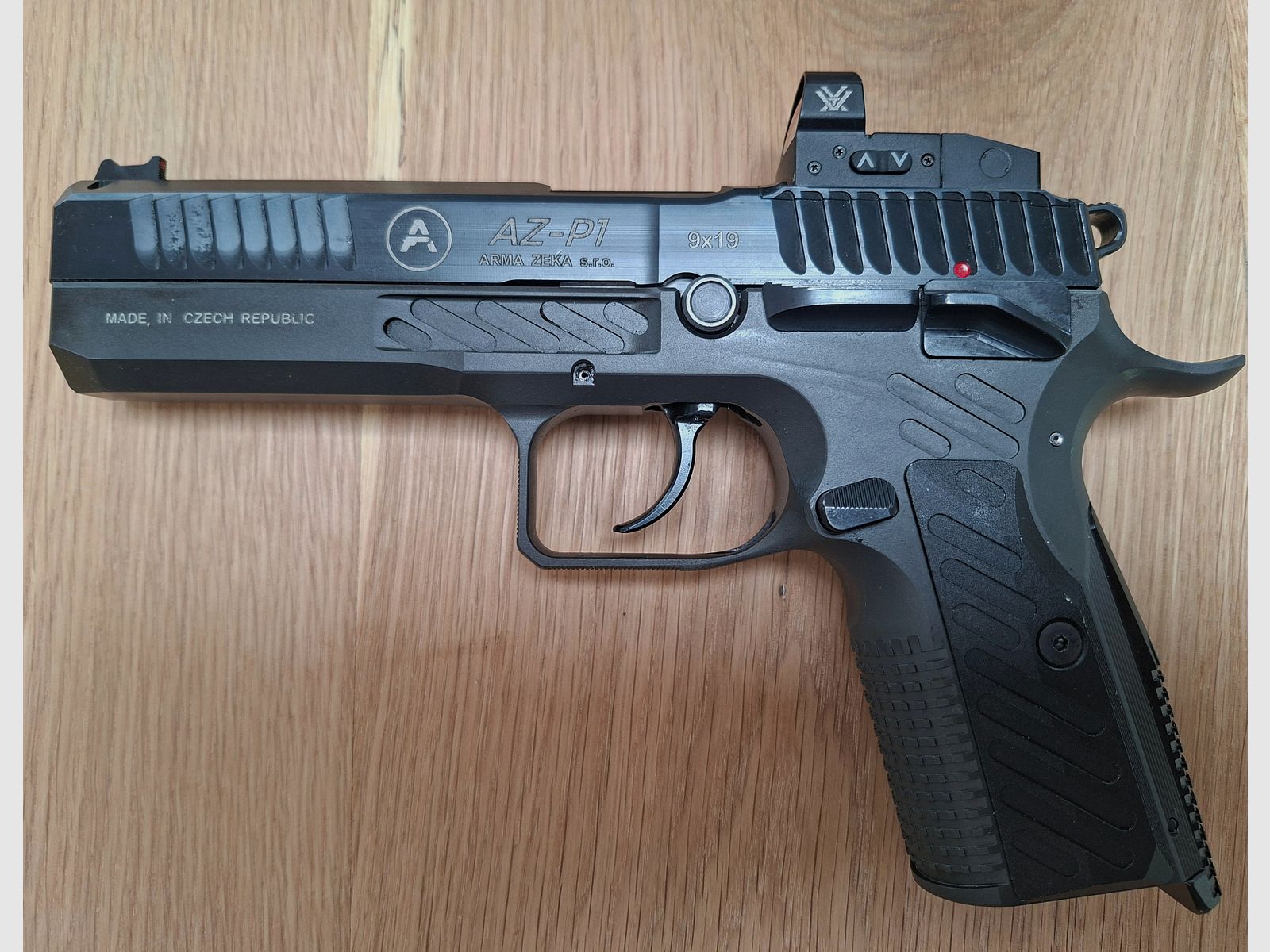 Arma Zeka Sport Optics P1 9mm with Vortex Venom red dot sight