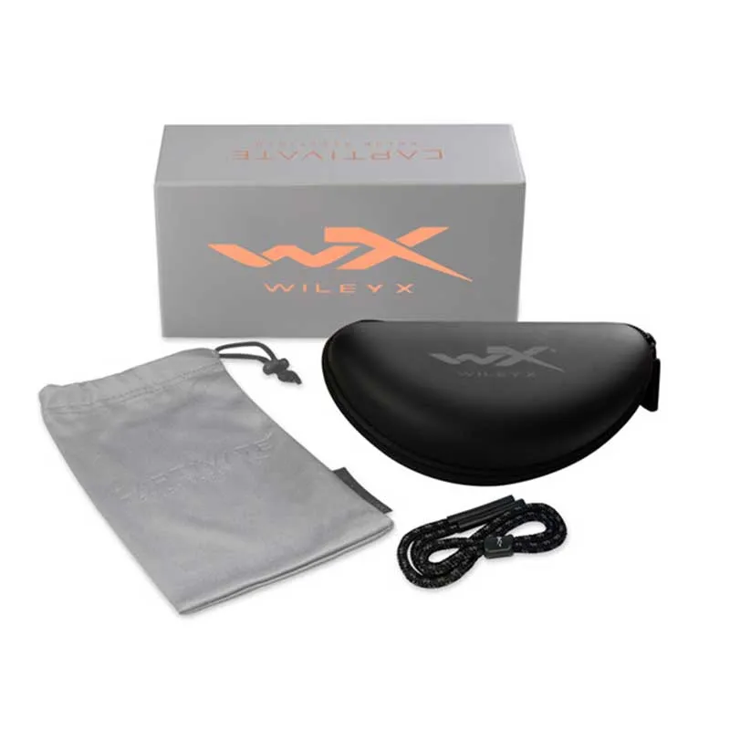 Wiley X OMEGA Captivate Smoke Grey Matte Black Frame Glasses - ACOME08, image 4 of 5