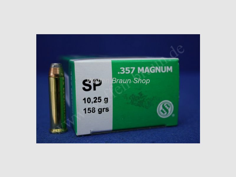 S+B .357Mag. SP NON-TOX 158grs. 50St