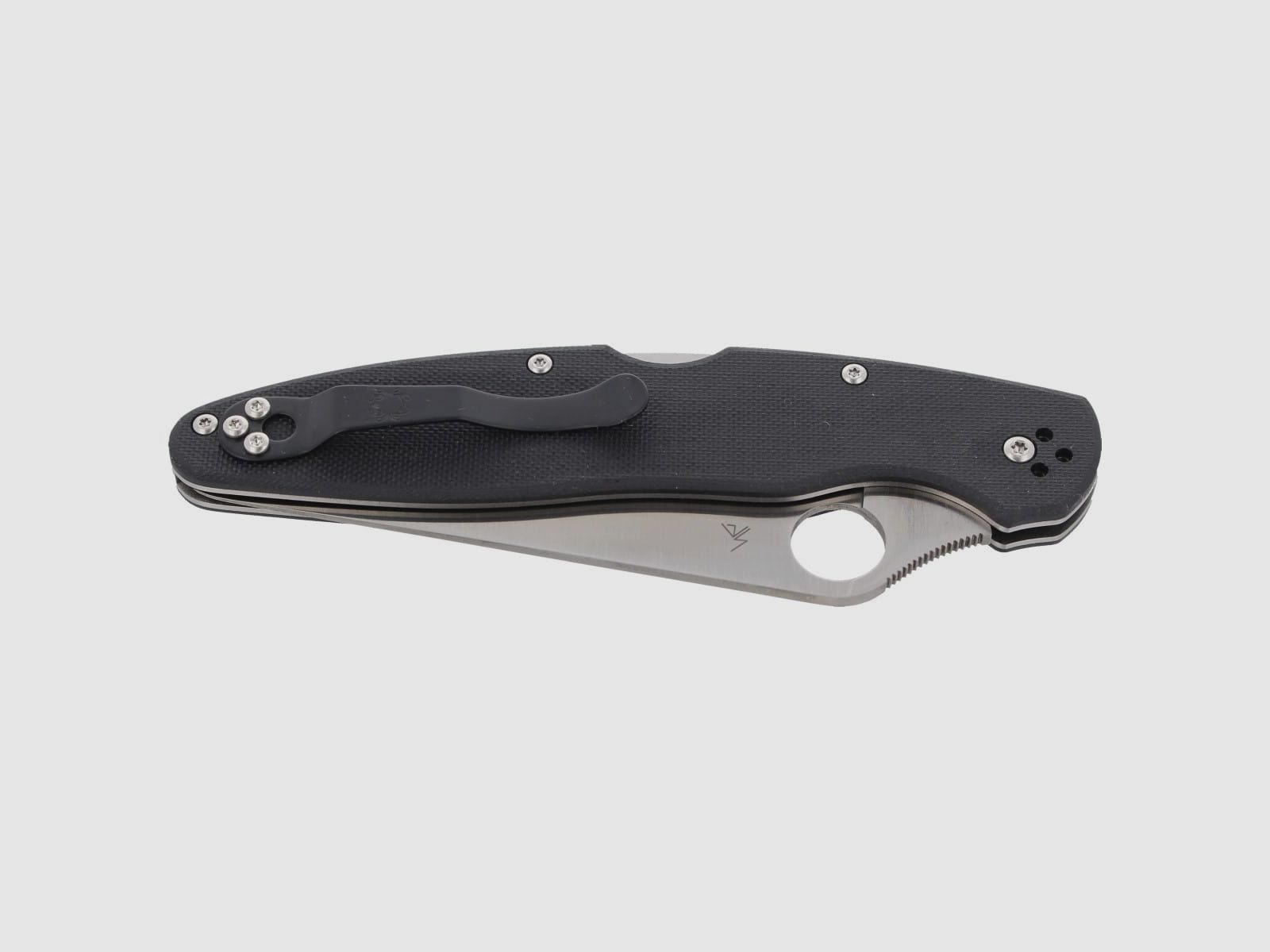 Spyderco Police Model 4 G-10 Black Plain Messer (C07GP4), Bild 2 von 2