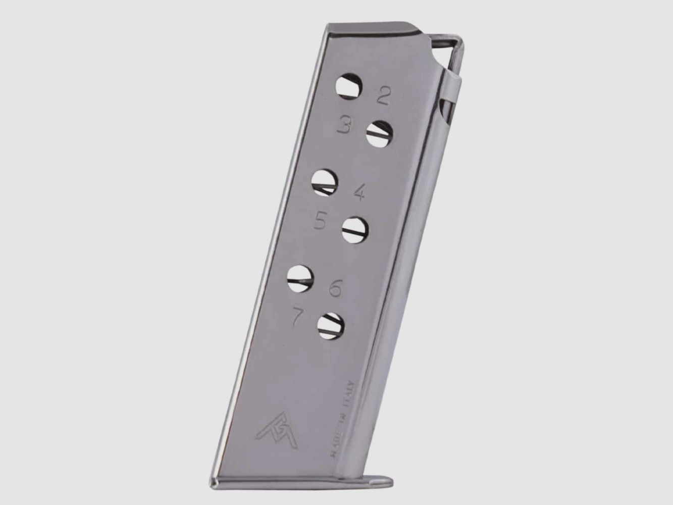 WALTHER PPK 7rd Caricatore Nichelato .32ACP Piastra Standard