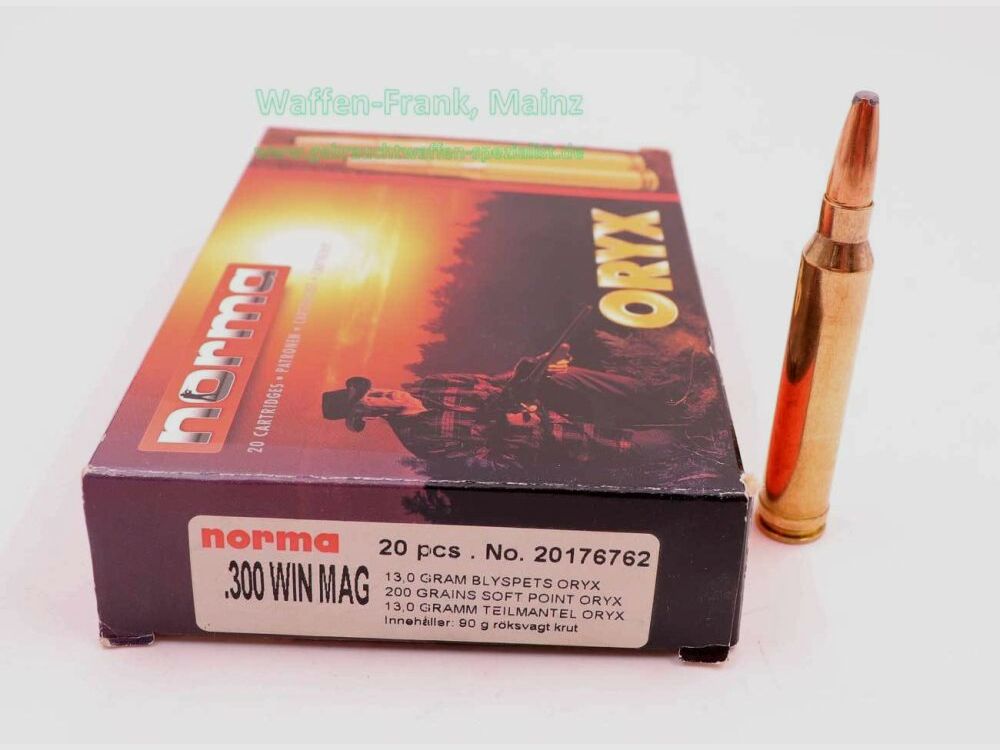 Norma rifle cartridges .300WinMag
