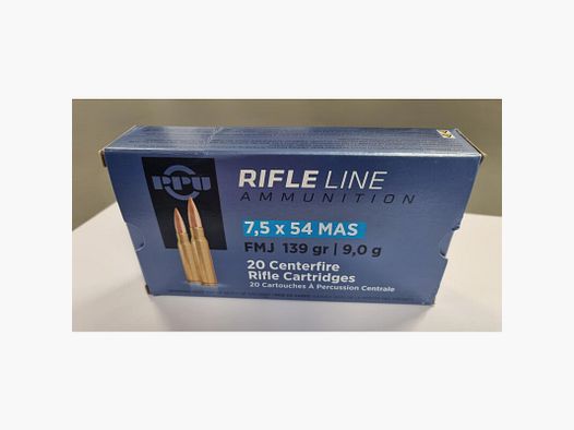 PPU 7,5x54 MAS FMJ 139 gr
