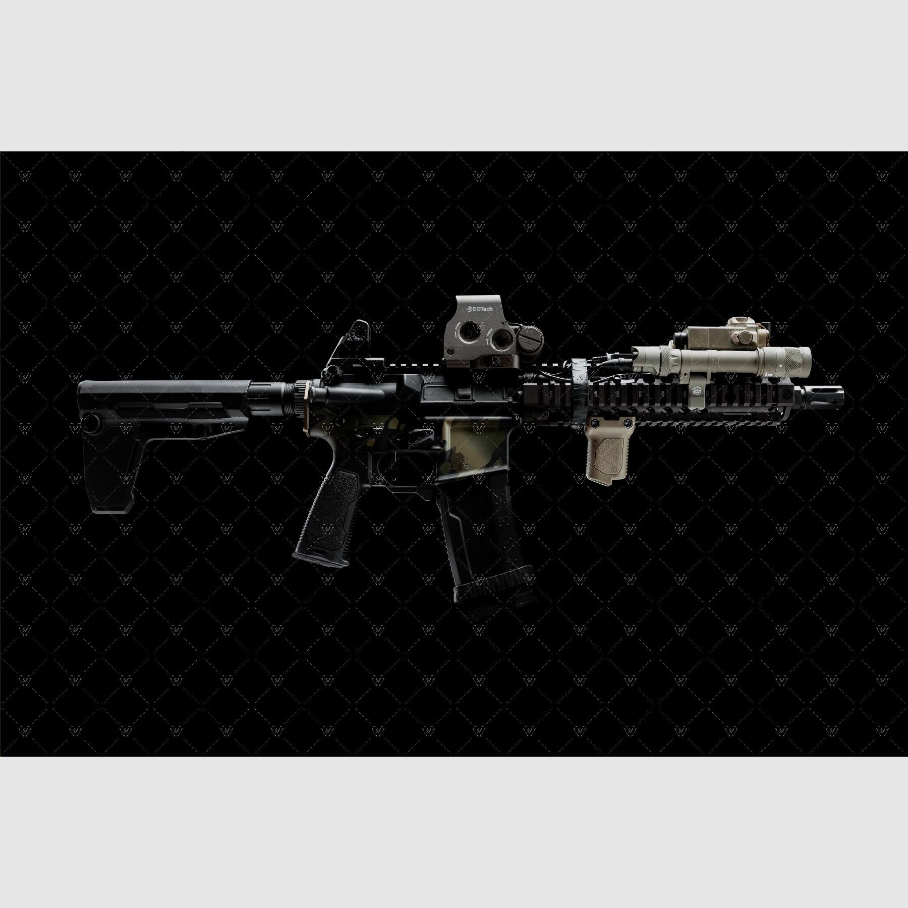 STRIKE INDUSTRIES Picatinny Vertical Grip with Cable Management Short FDE, image 4 of 5