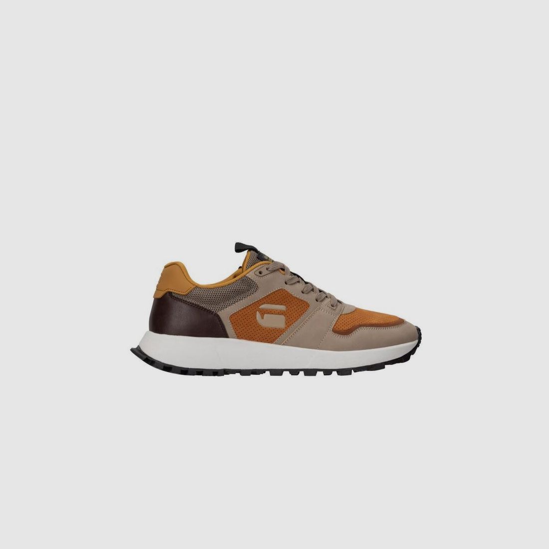 G-Star Herren Sneaker Theq Run Taupe/Orange