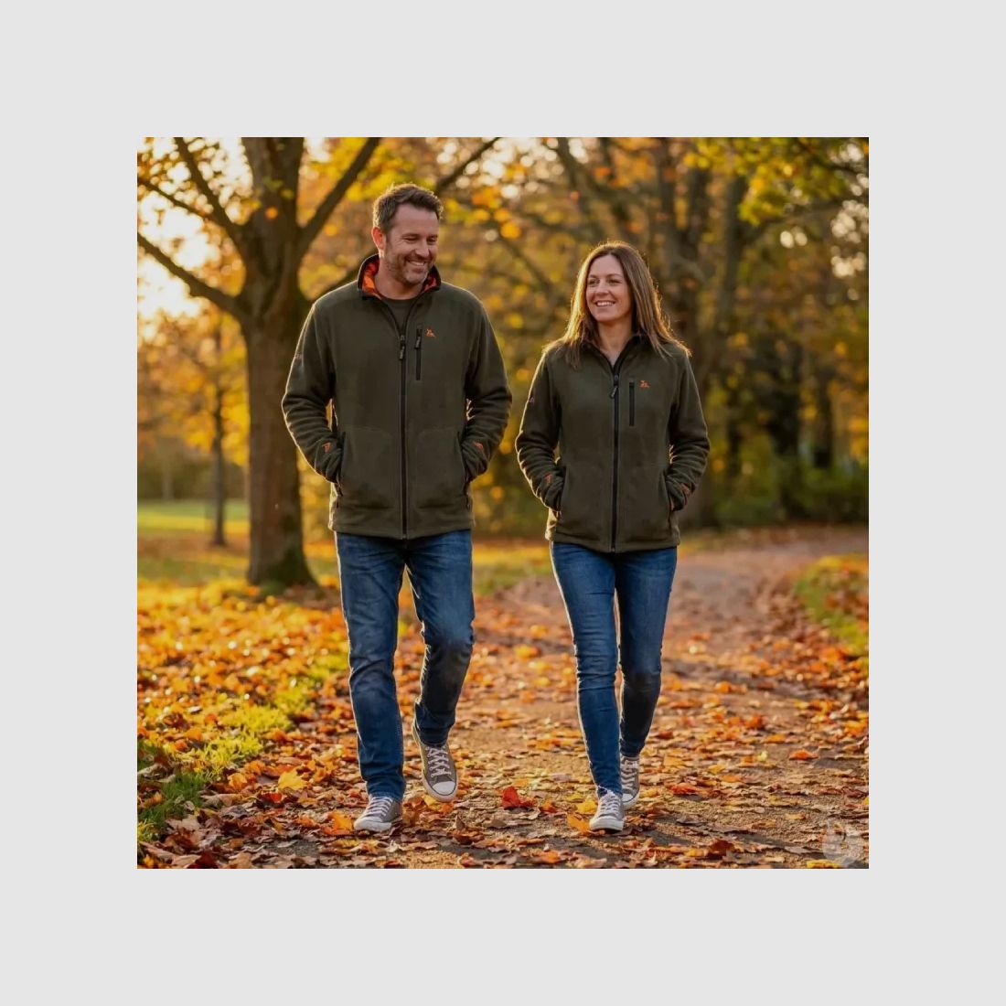 Reversibler Fleece-Jacke Pro Hunt Polyester khaki/blaze M bis 4XL, Bild 1 von 16