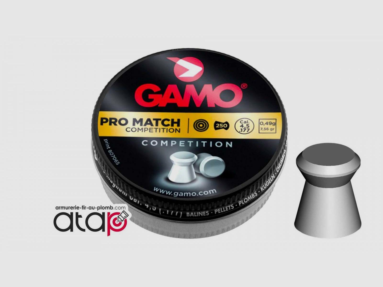 Pro Match Gamo Pudełko 500 Śrucin 4,5 mm, zdjęcie 1 z 2