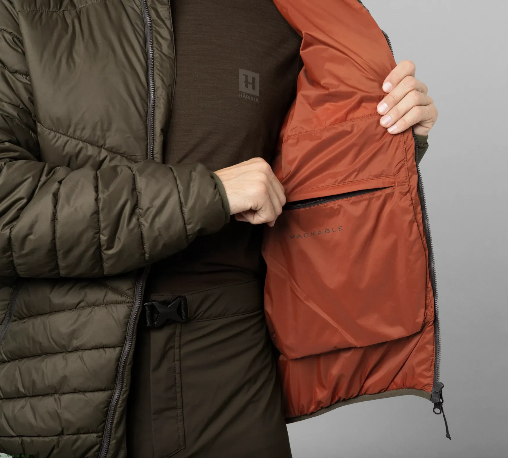 Härkila Logmar Isolierjacke Willow green, Bild 5 von 5