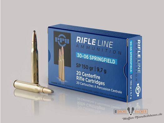 PPU Privi Partizan .30-06 Sprg. 9,7g/150gr SP Półpłaszcz 20 Strzałów