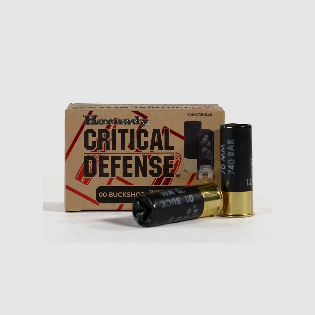 Hornady Critical DEFENSE BUCKSHOT 12/70 1 verpakking (10 schoten à €2,89*)