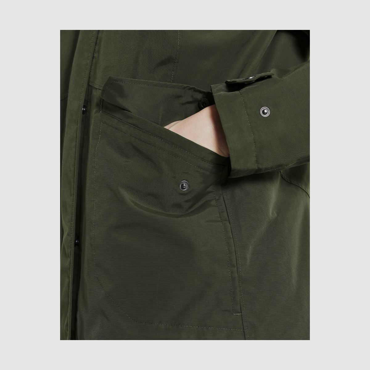 Chaqueta de mujer Vanja Deep Green de DIDRIKSONS