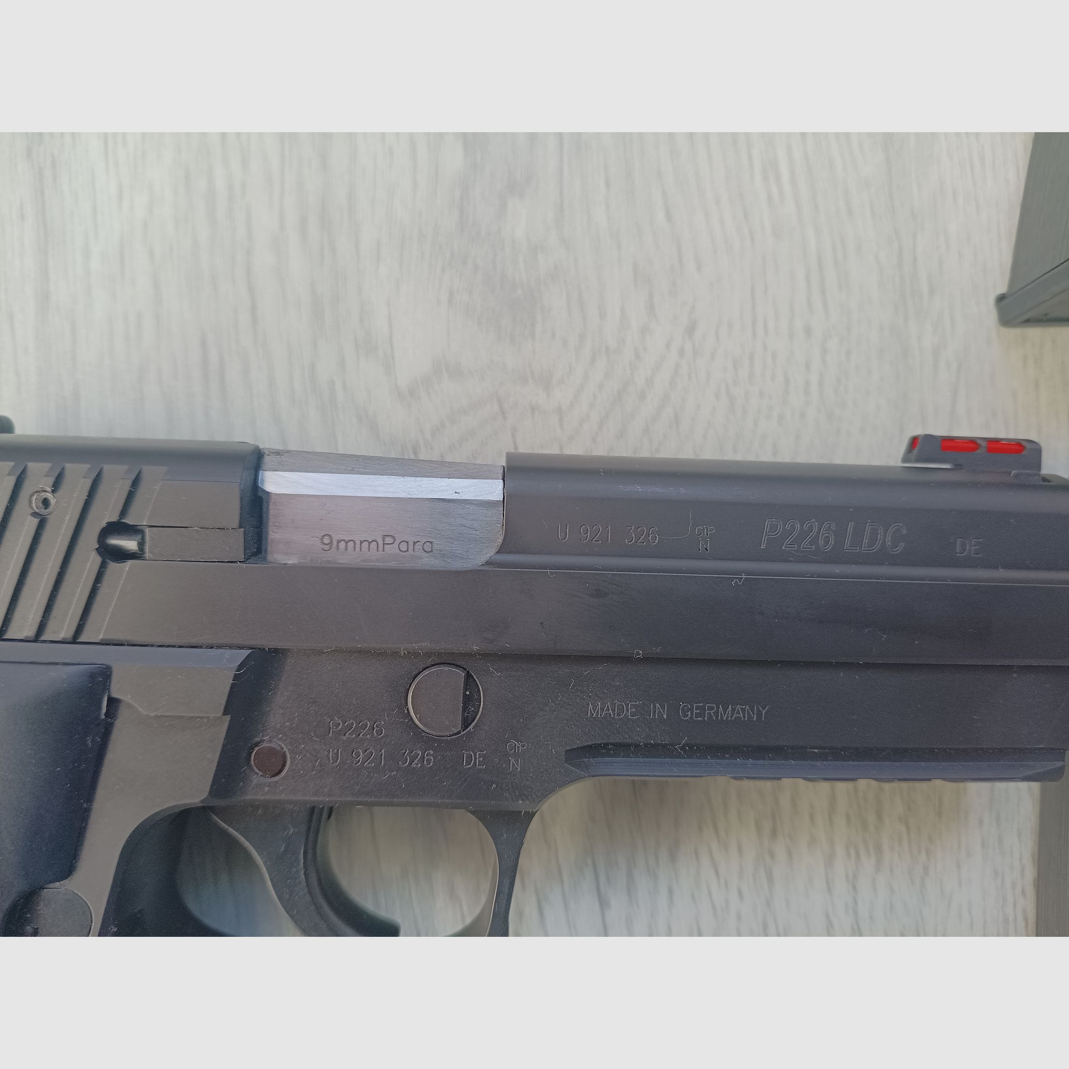 Pistol Sig Sauer P 226 LDC 9 Para with Sig Sauer exchange system 22 lr