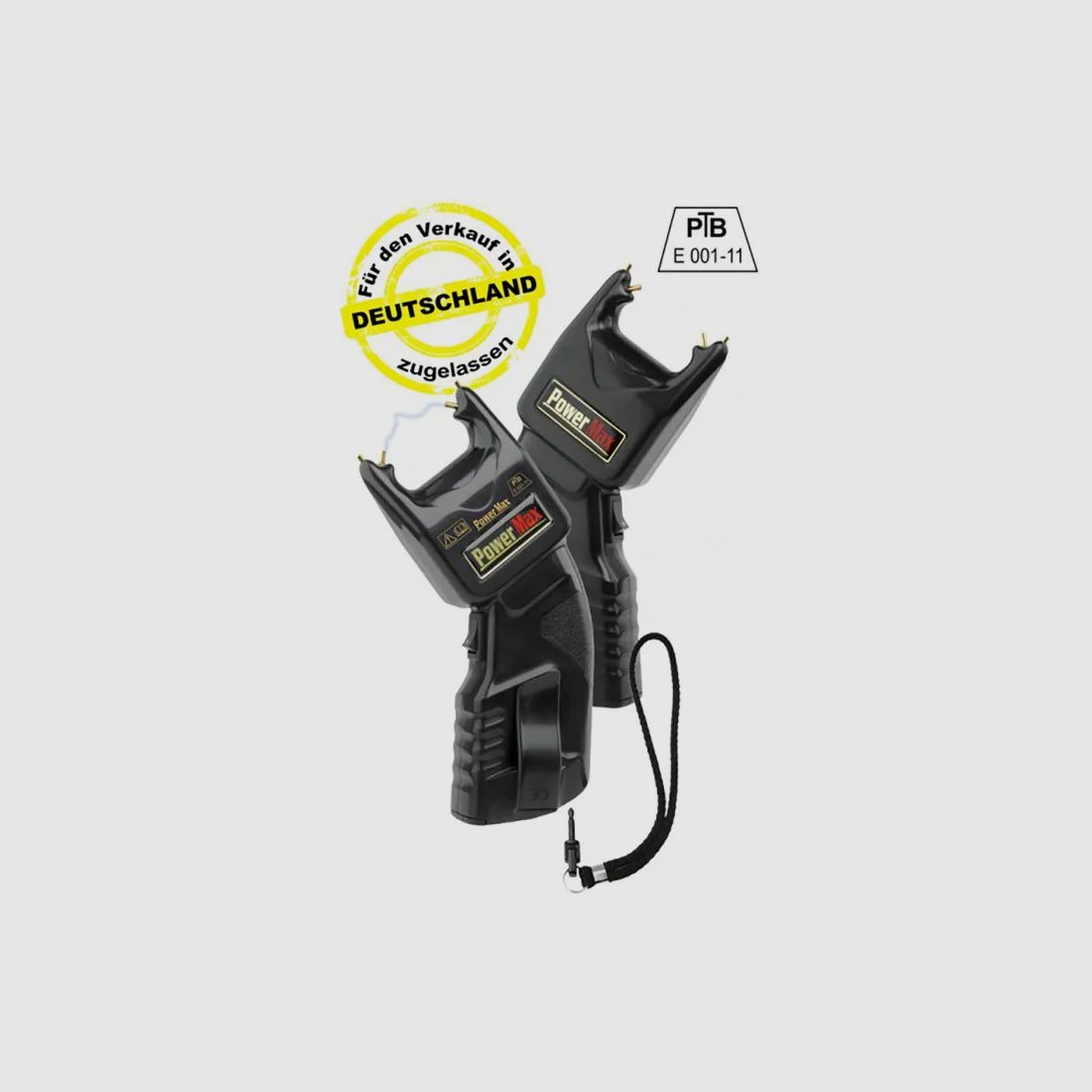 Elektroschocker PTB Power Max 500.000V - goedgekeurd voor Duitsland -