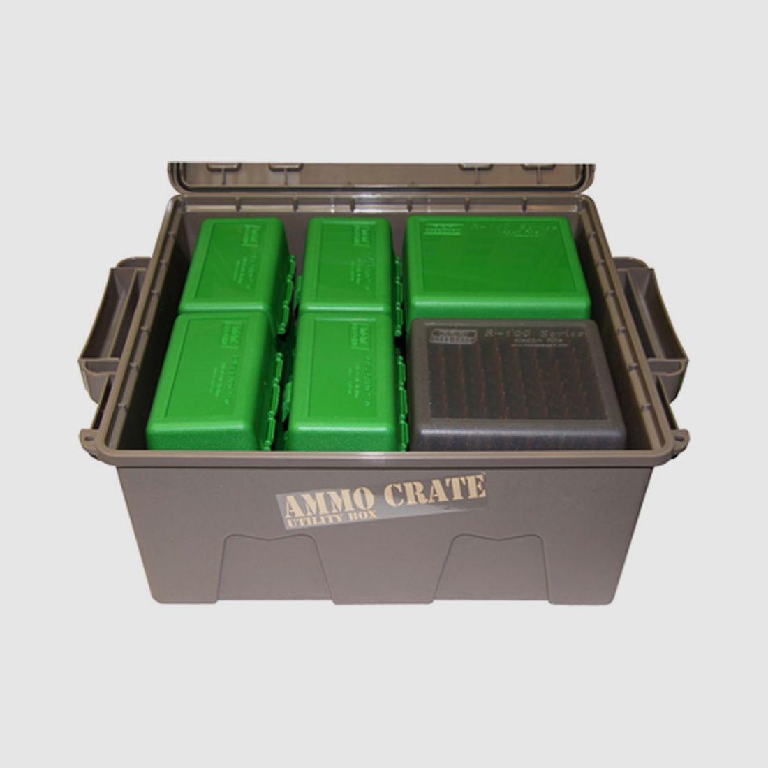 MTM scatola per munizioni ACR8-72 terra scura