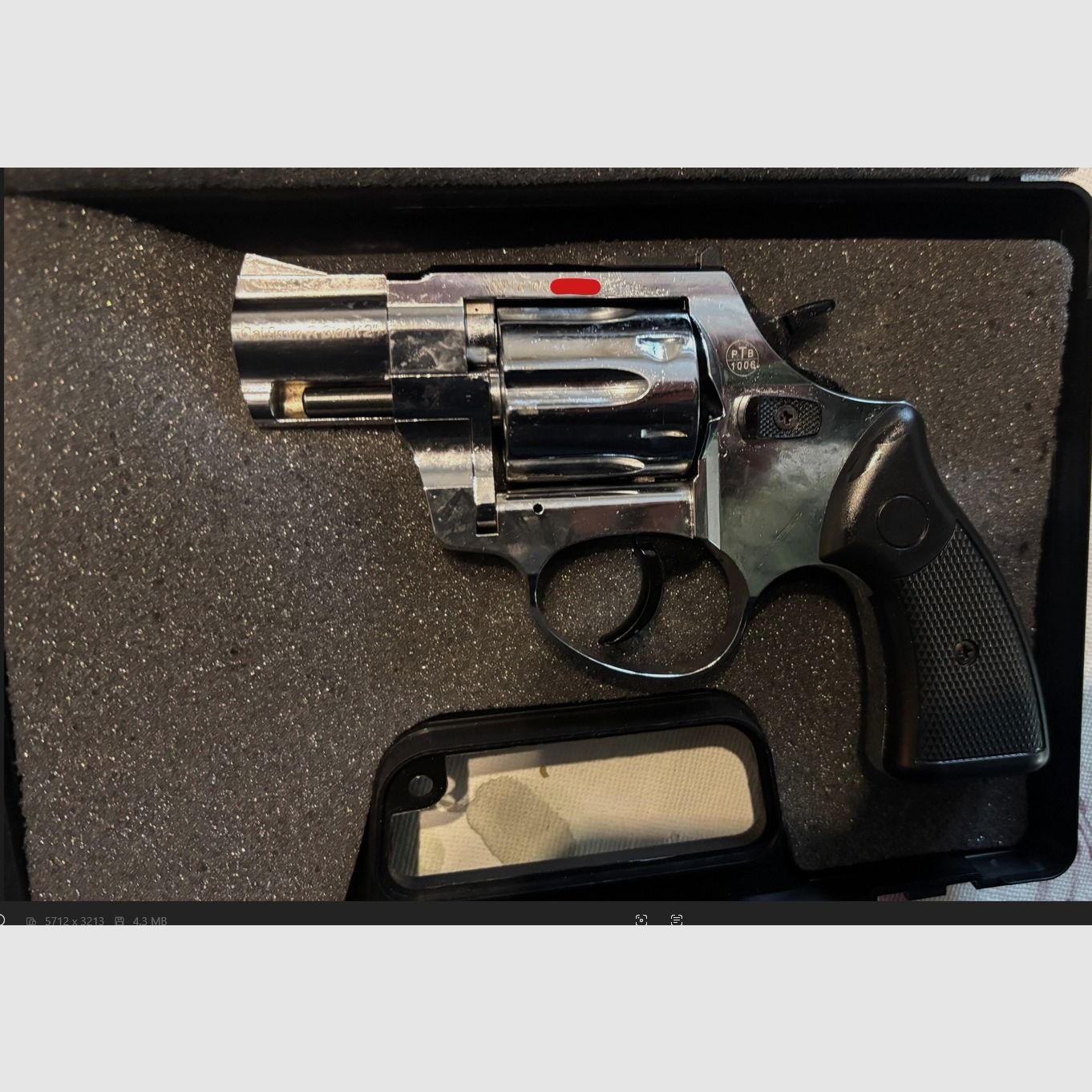 Zoraki R2 2 Zoll chrom Schreckschussrevolver PTB 1006