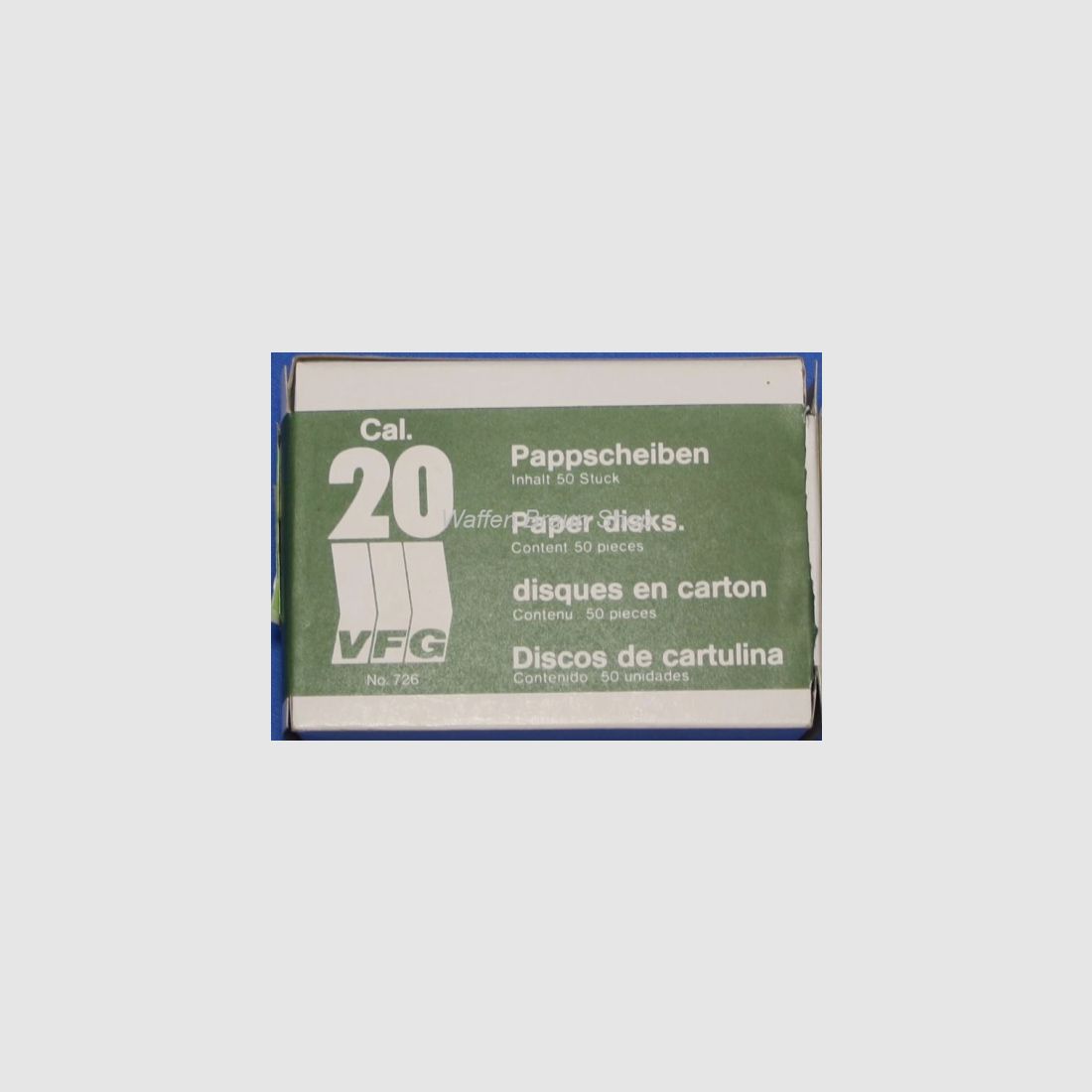 VFG Pappscheiben KAl.20 50 Stück
