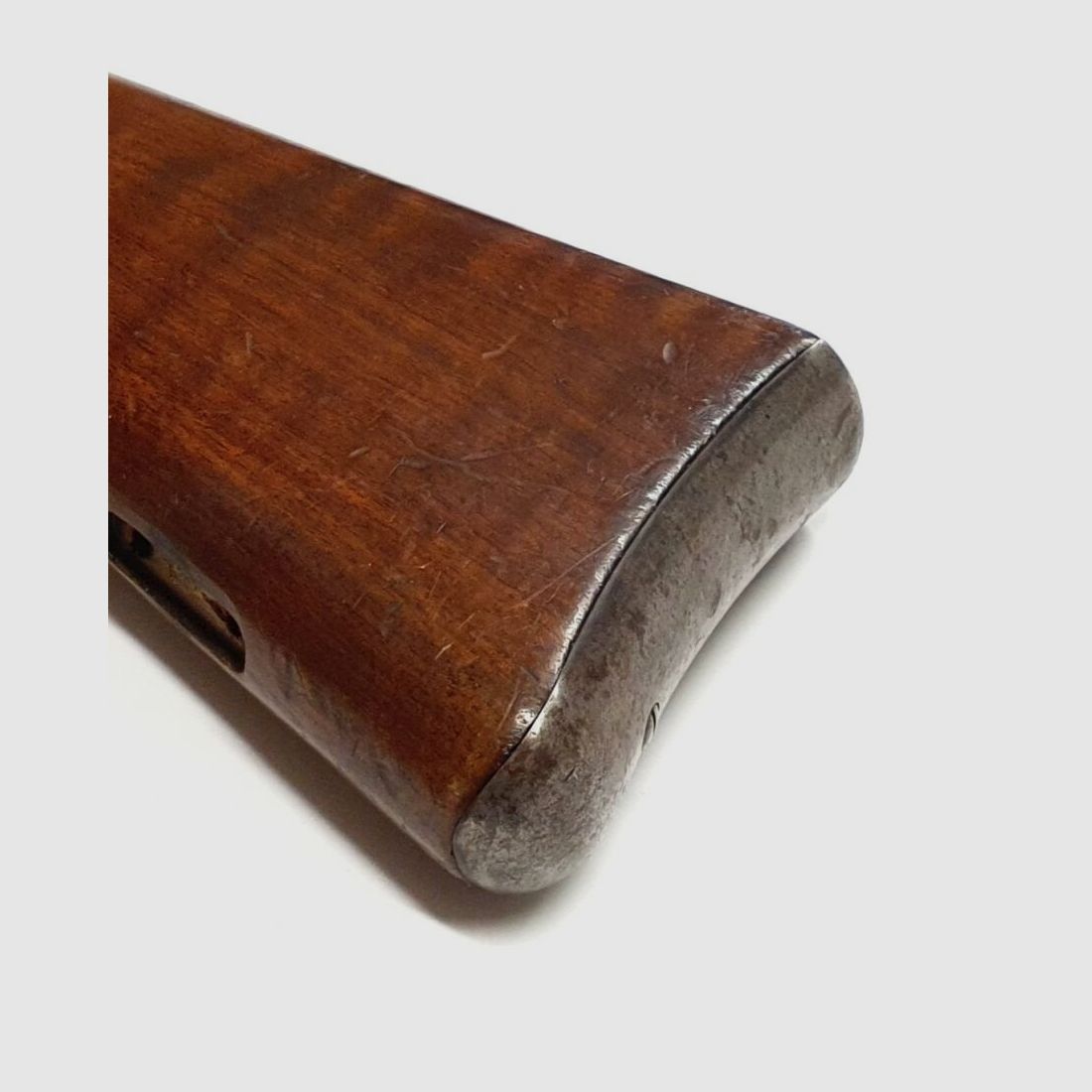 Schaft für Schweizer Infanteriegewehr / IG 1889 mit Oberholz und Beschlagteilen