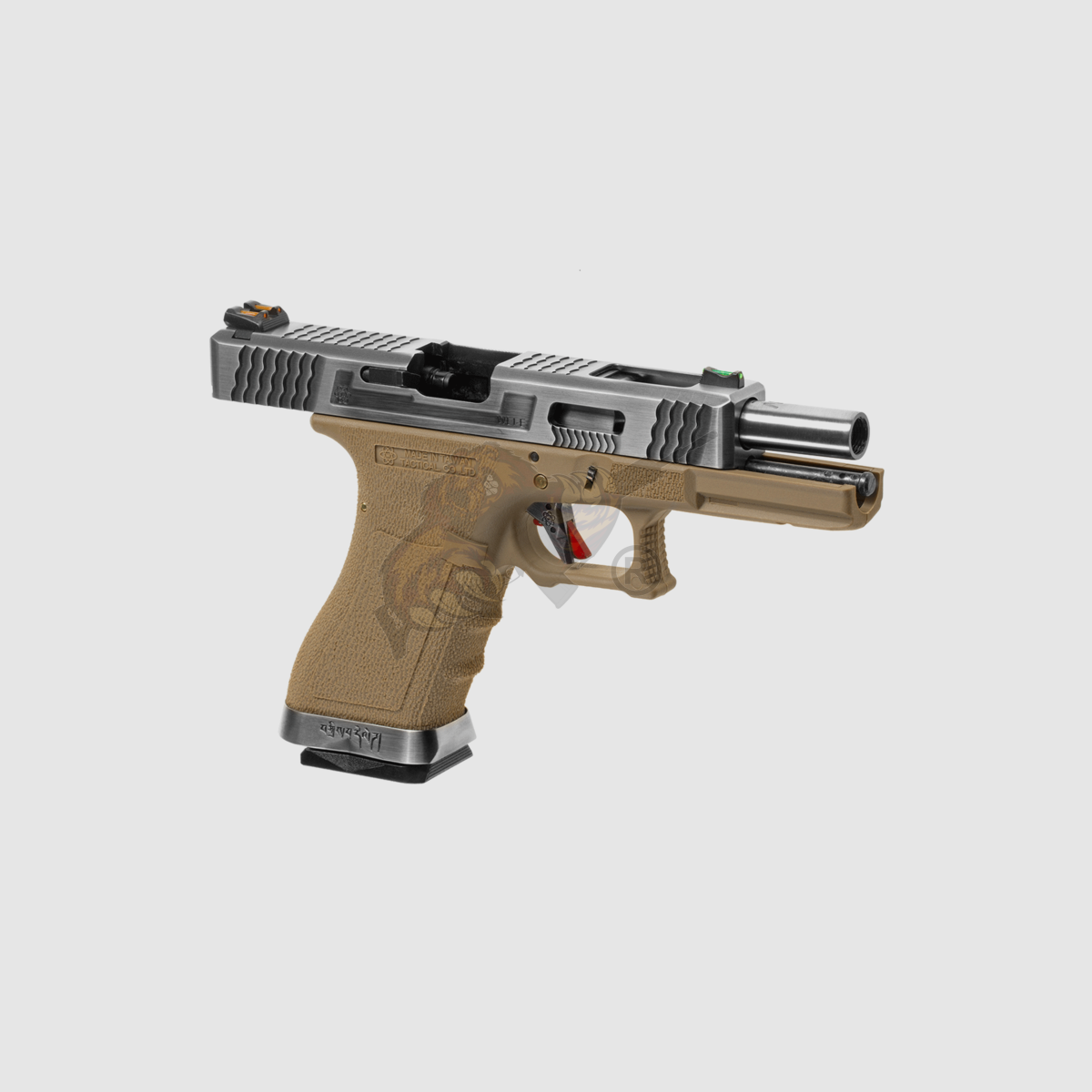 WE Custom 17 Wersja Metalowa Dual Tone Desert GBB -F-, zdjęcie 8 z 9