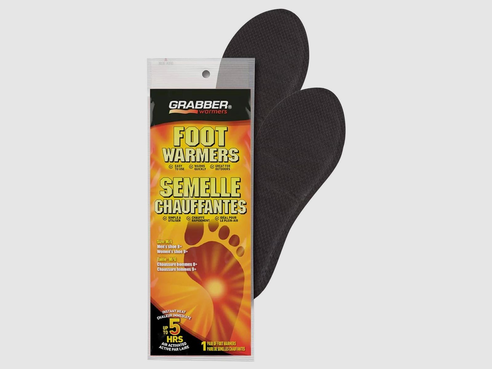 Grabber Einlegesohle Größe S-M (35-39) 1 Paar