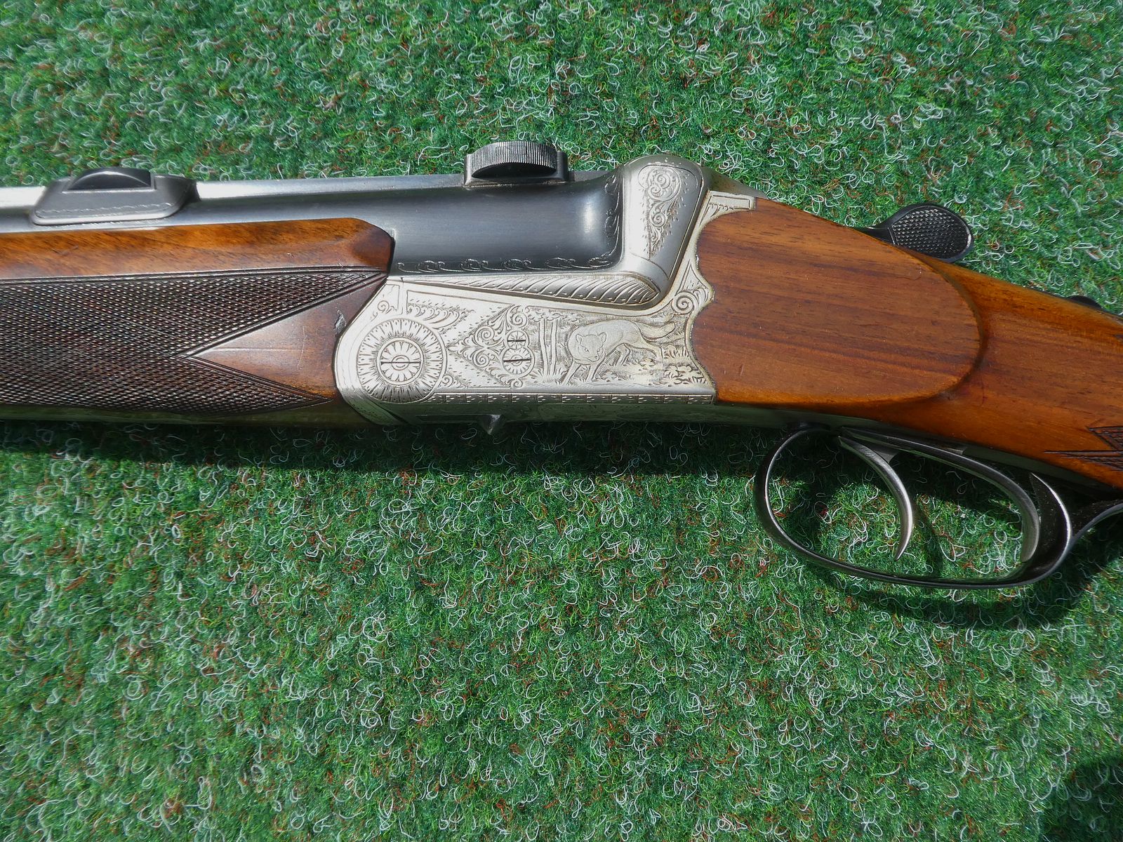 Bockbüchsflinte Waffen Esch Bonn 16/70 and 22 Hornet with Zeiss scope, image 18 of 20