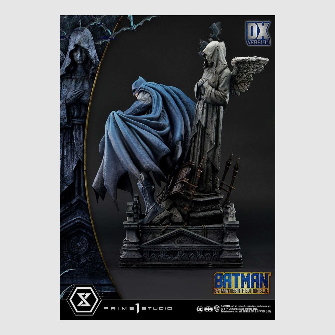 Batman Ultimate Premium Masterline Series Statue 1/4 Batman Rebirth Edition Blue Deluxe Bonus Version 71 cm | 43371