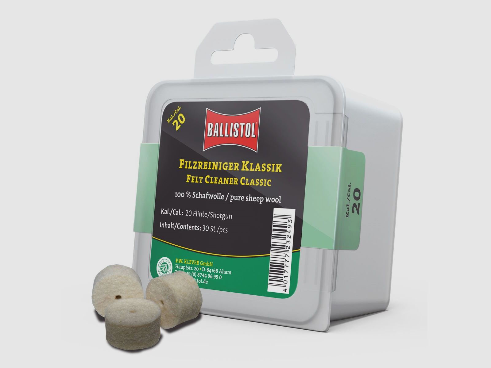 Ballistol Pulitore per feltro Classico / 30 pz.