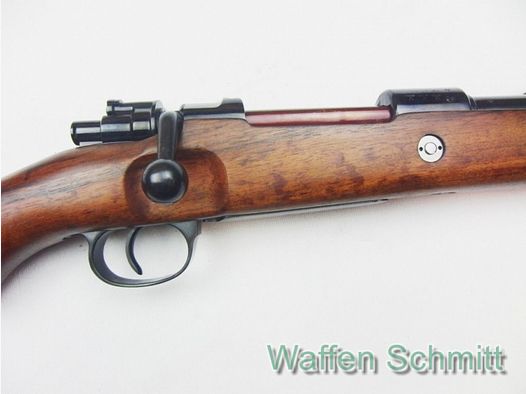 Ordonanzgewehr Mauser 98K 42/1938, Kaliber 8x57JS mit WaA-Stempelung.Nummerngleich!!!