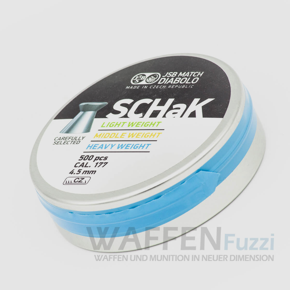 JSB SCHaK Premium Diabolo à Tête Plate 0,535g 500 PCS