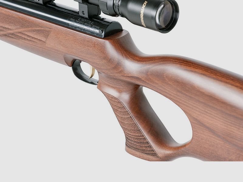 Starrlauf Luftgewehr Weihrauch HW 97 KT Buchenholz Lochschaft Kaliber 4,5 mm (P18)
