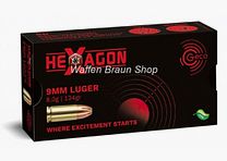GECO 9mm Luger HEXAGON SX VM 8,0g 124gr Loodvrij