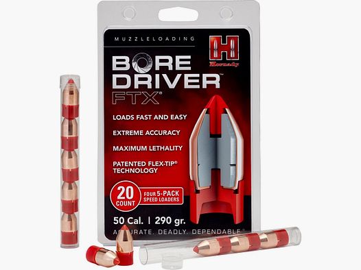 Ogives Hornady Cal. 50 290GR BORE DRIVER FTX