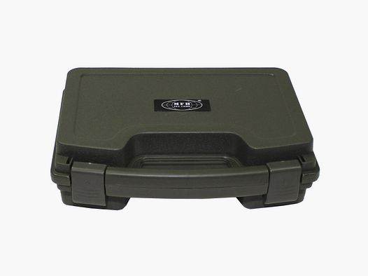 MFH Pistolen-Koffer, Kunststoff, klein, abschließbar Olive
