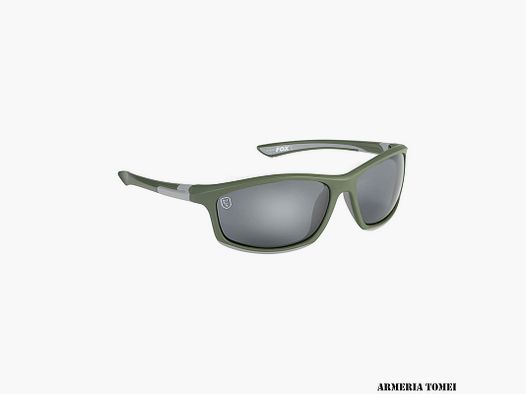 SONNENBRILLE – FOX – COLLECTION GRÜN & SILBER FASSUNG/GRAUES GLAS