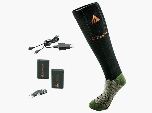 Alpenheat Beheizbare Socken Wolle