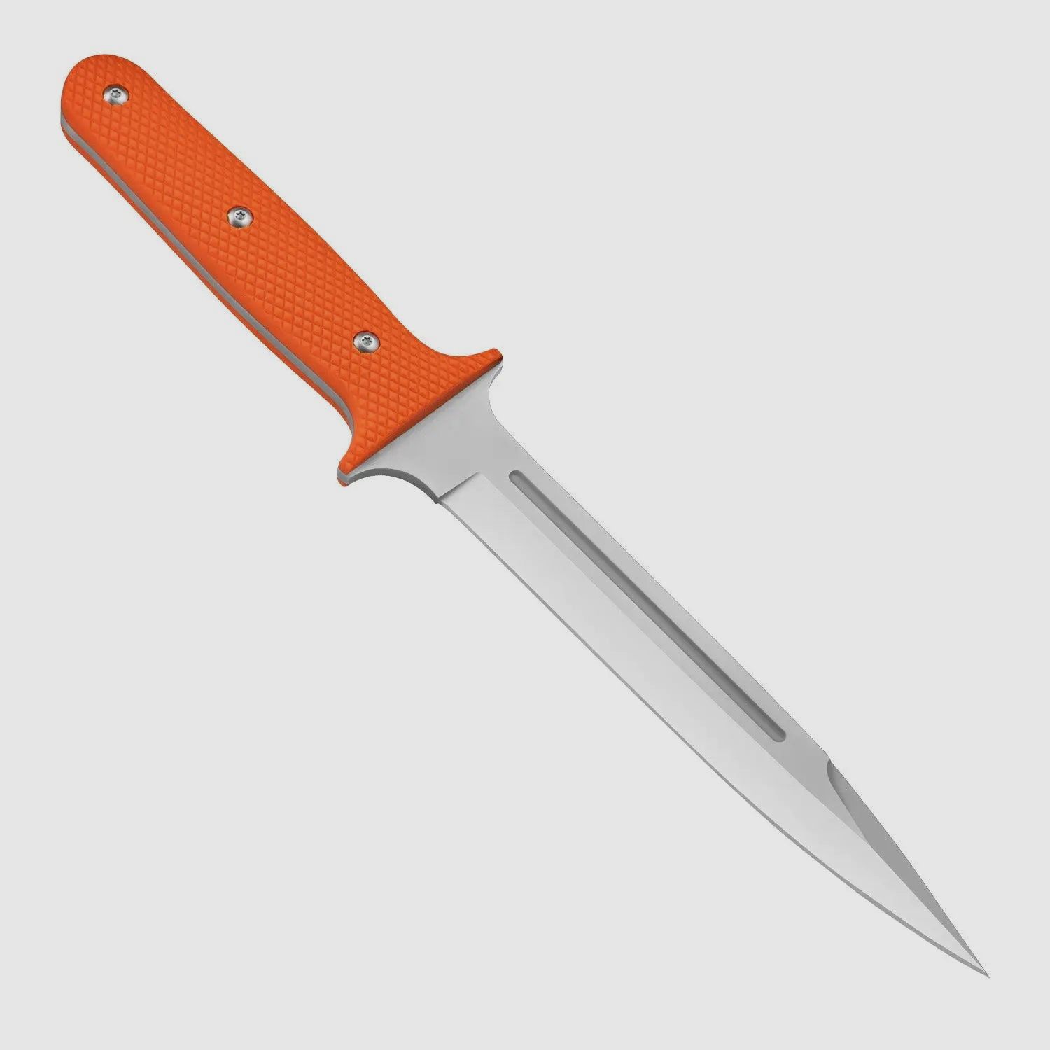 PUMA XP pig sticker 13, Abfangmesser, Orange G10 mit Fischhaut, Kydex Scheide