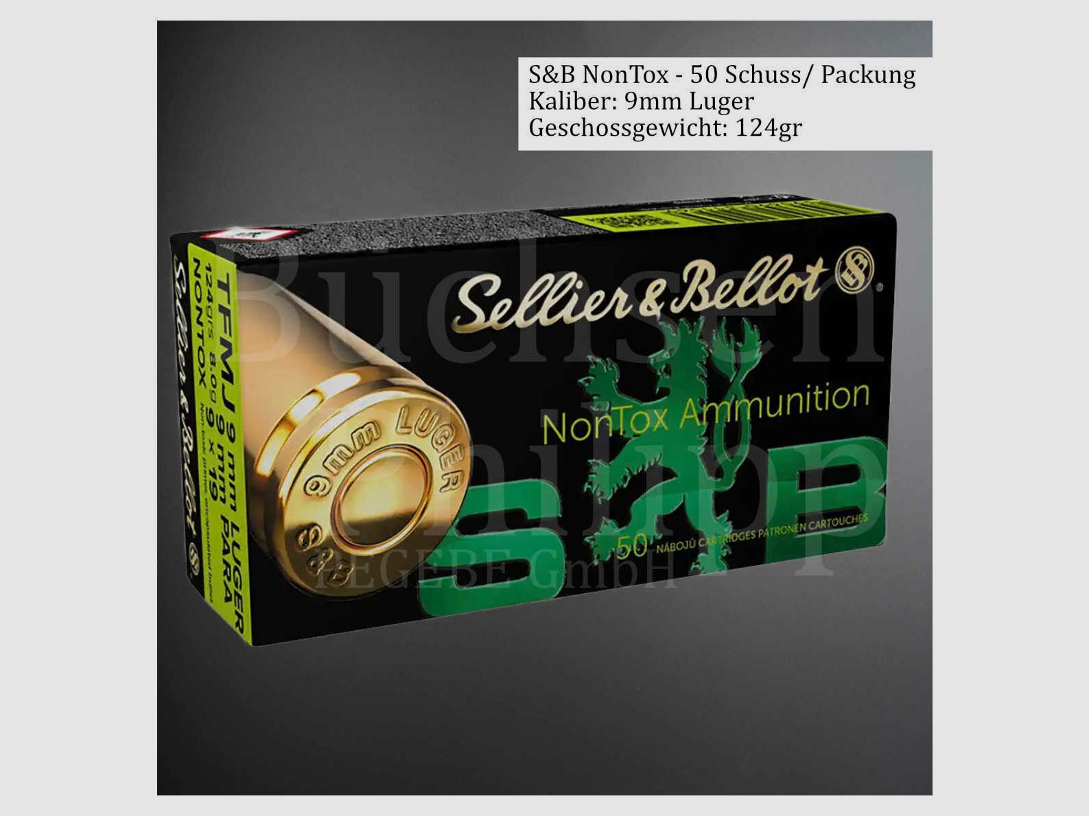 Sellier & Bellot 9x19mm 124gr NonTox