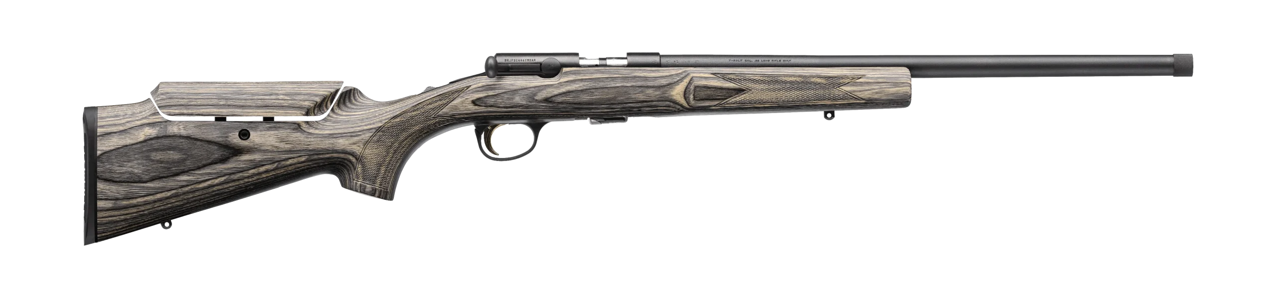 Browning T-BOLT TARGET VARMINT BLUED LAMINATE ADJUSTABLE THREADED 49CM – 22lr