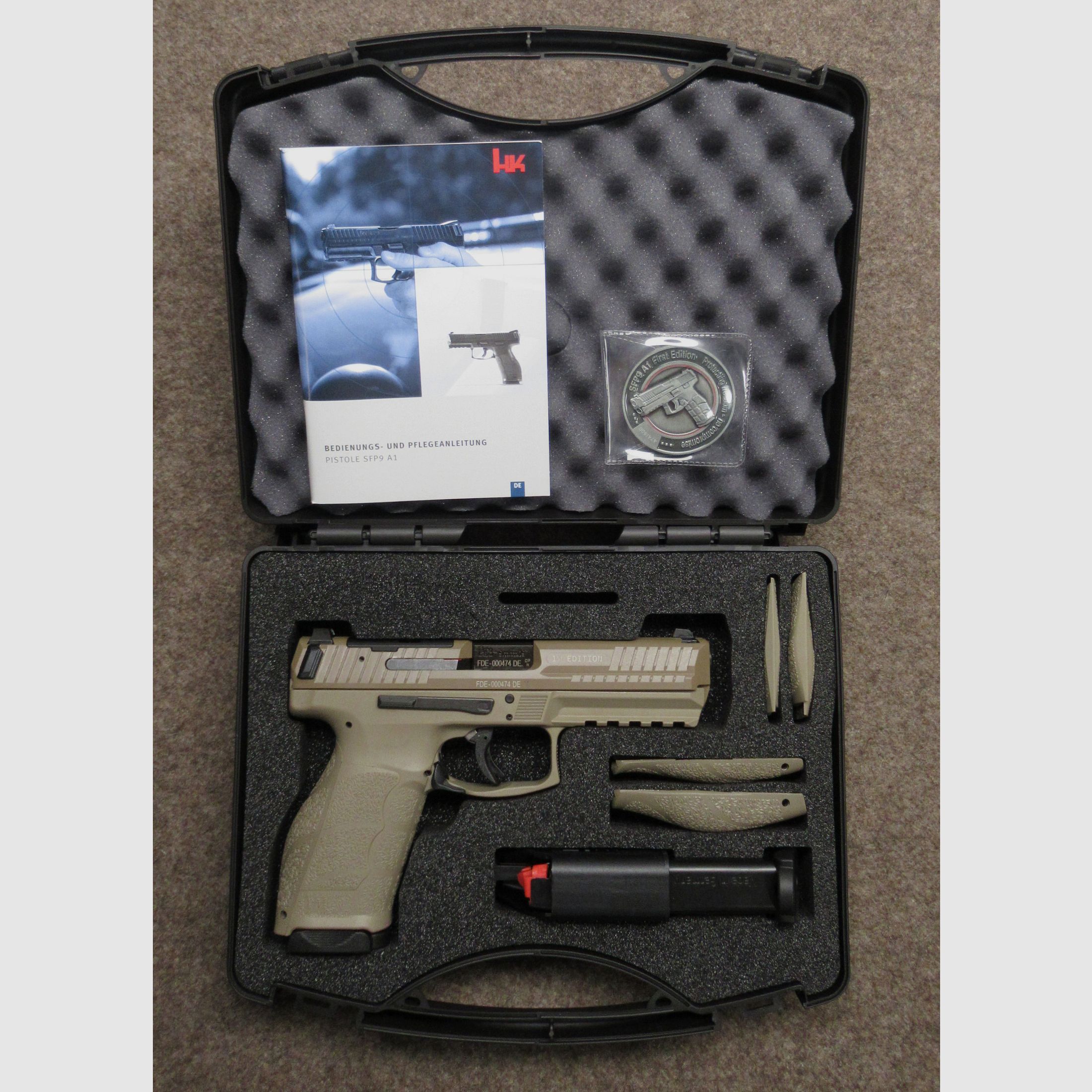 Pistole H&K MOD. SPF9F OR FDE zum 75. Jubiläum Kal. 9mm Para, Bild 5 von 5