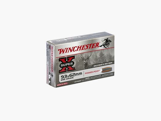 Winchester 9.3X62 Power point 286GR