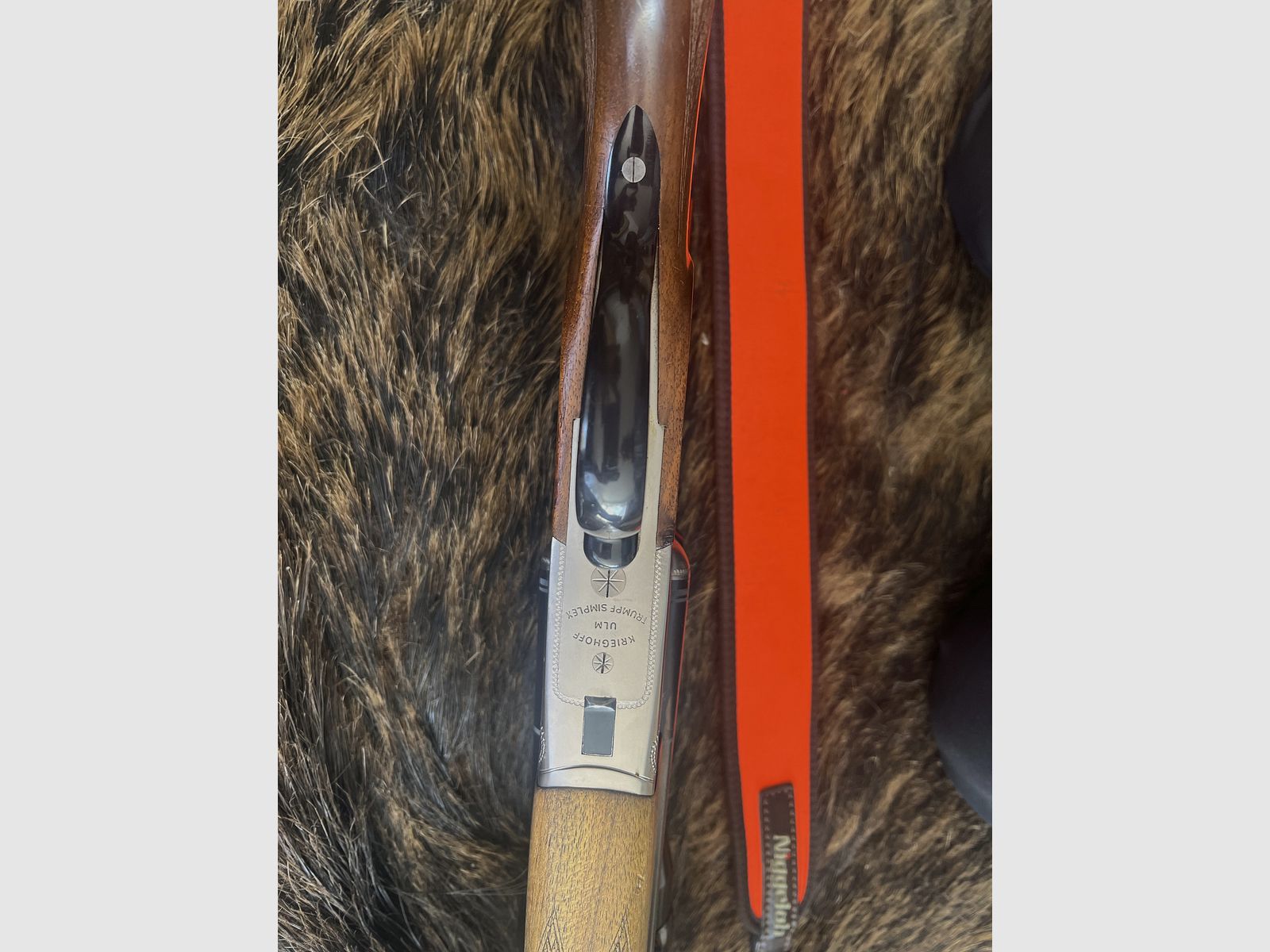 Drilling Krieghoff Trumpf Simplex mit Zielfernrohr und Tragegürtel 