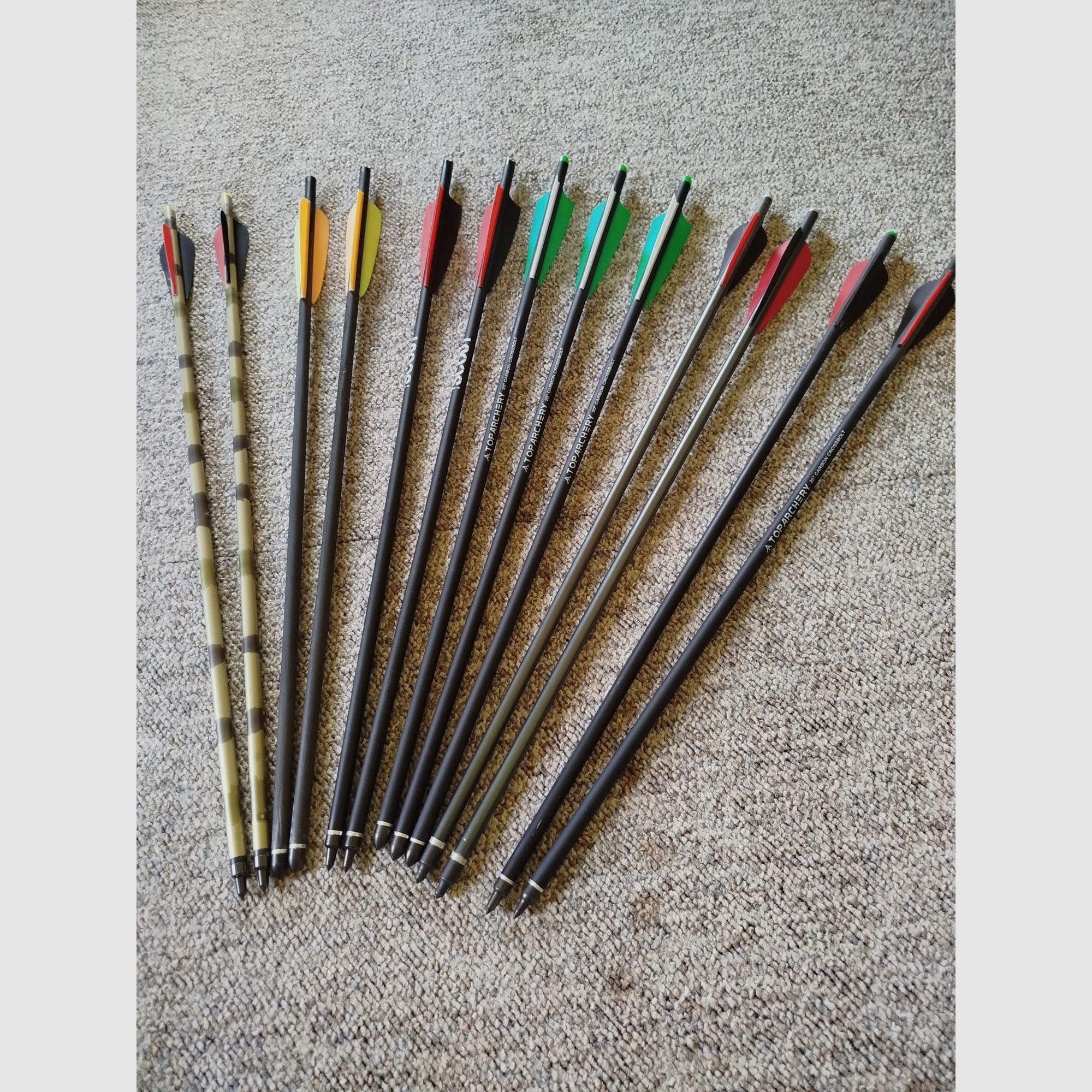 Dardi da balestra, confezione di frecce, frecce, 20“, 13 pezzi