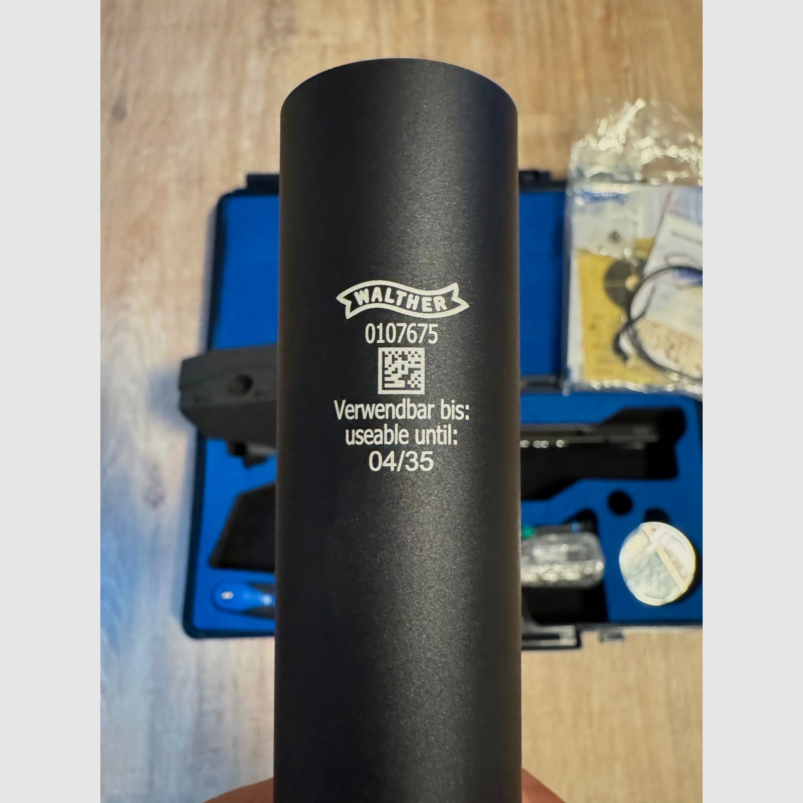Walther LP 500-M Meistermanufaktur - Sonderdesign rot - mech. Abzug (neuwertig!)
