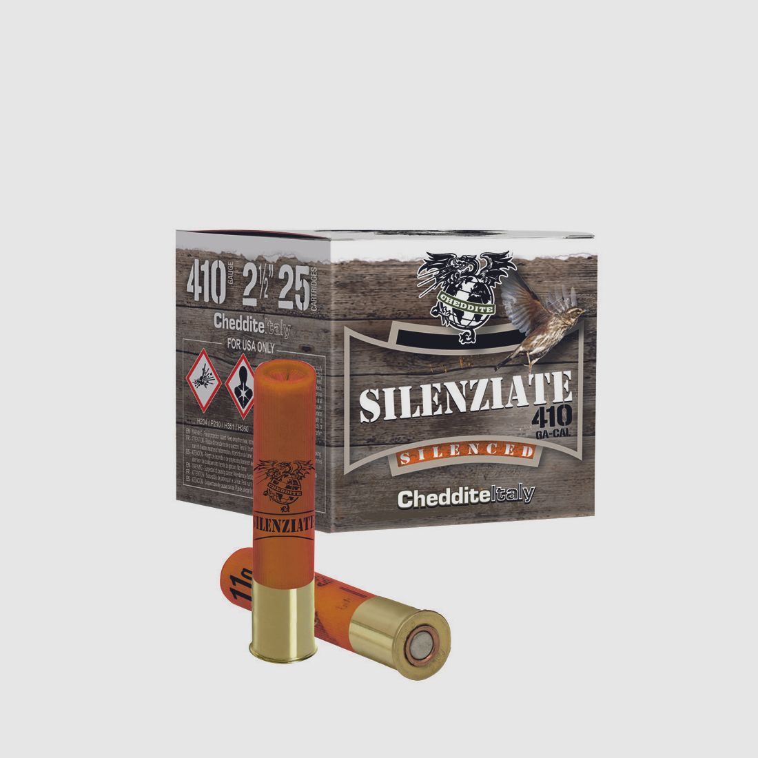 CHEDDITE – Cartouches à plomb – SILENCIEUSES N°12 11GR