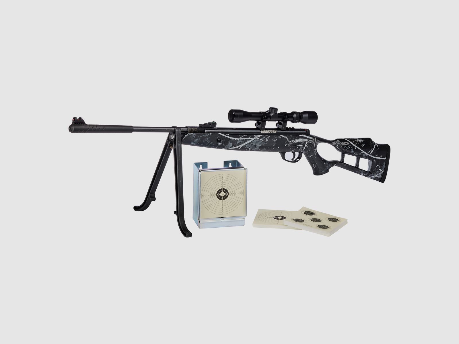 Mercury air rifle Chili Camo special set, cal. 4.50