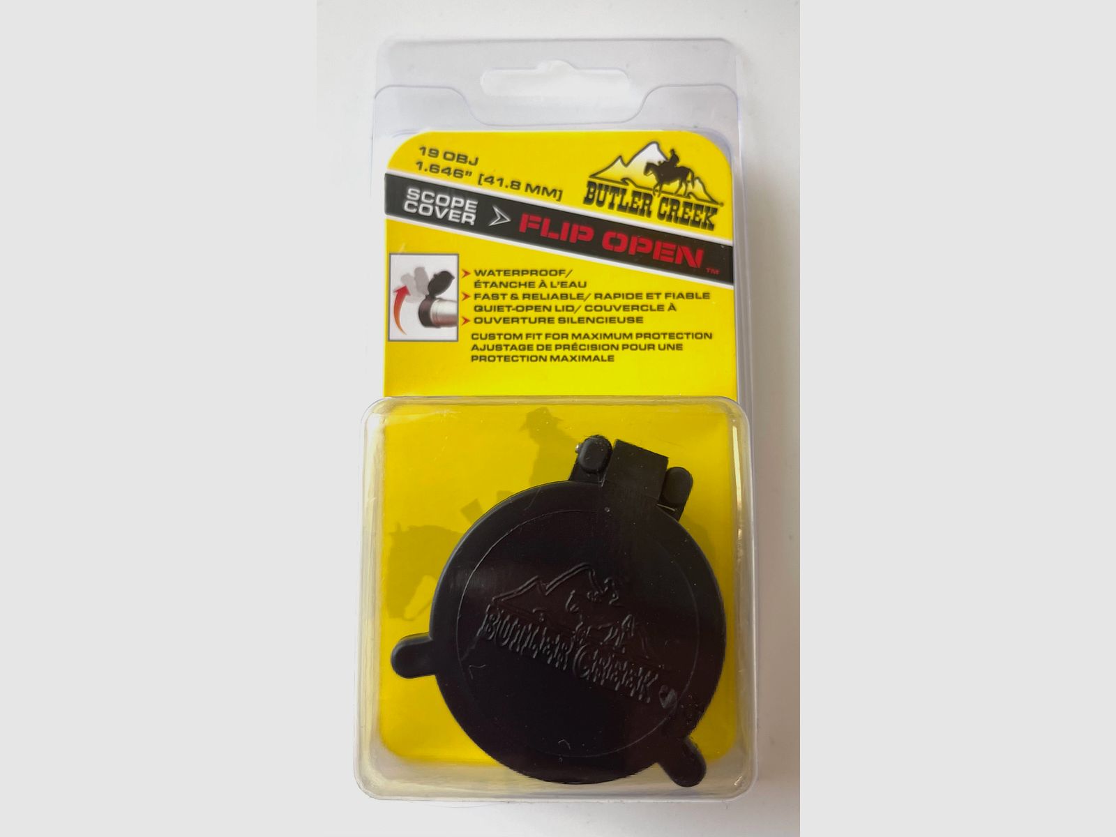 Butler Creek 30190 Flip Open Objectives Objektivdeckel 19 OBJ 41,8mm