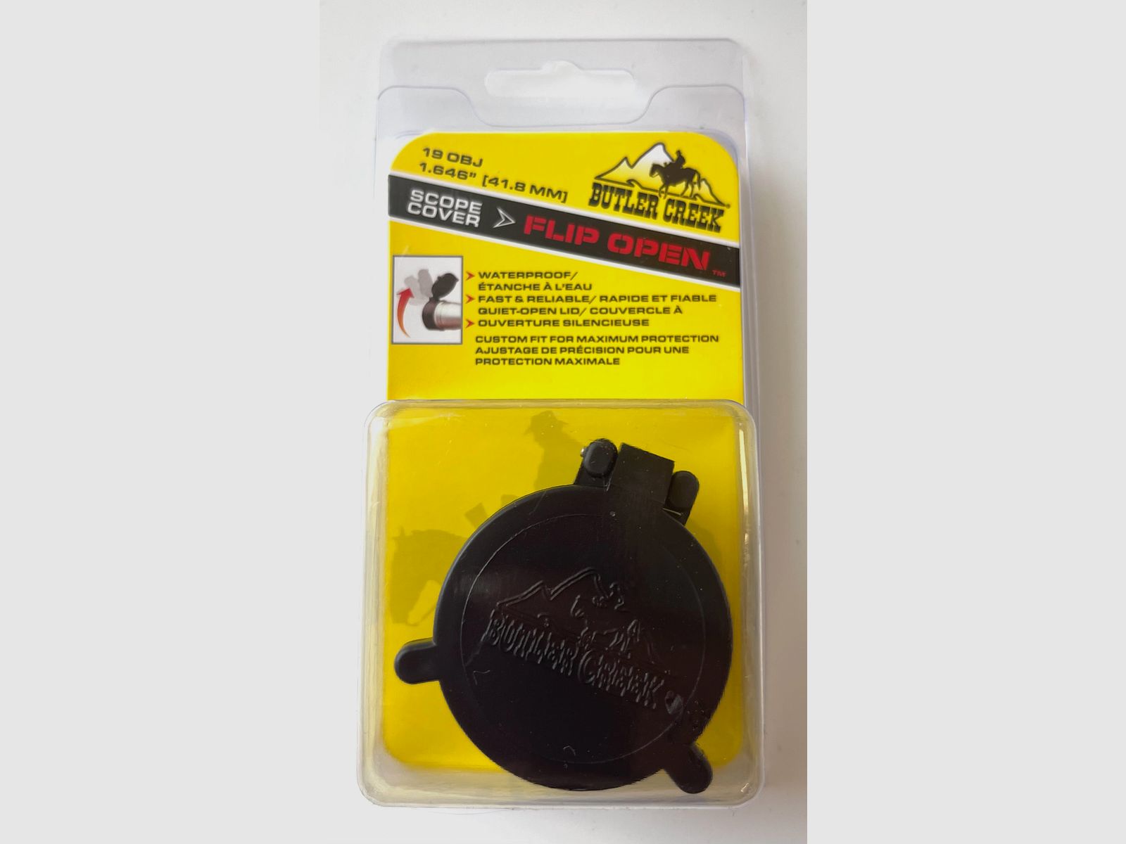 Butler Creek 30190 Flip Open Objectives Copriobiettivo 19 OBJ 41,8mm