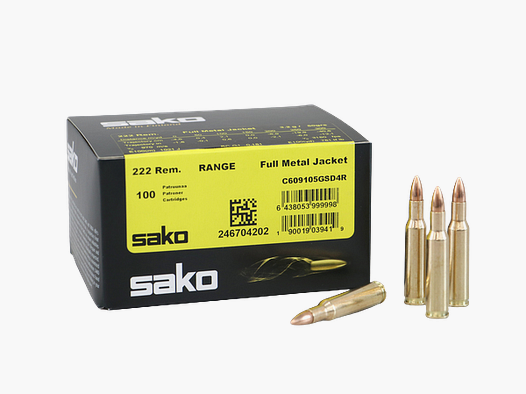 Sako Speedhead Range FMJ | 222 Rem | 3,2g/50gr | 50stk