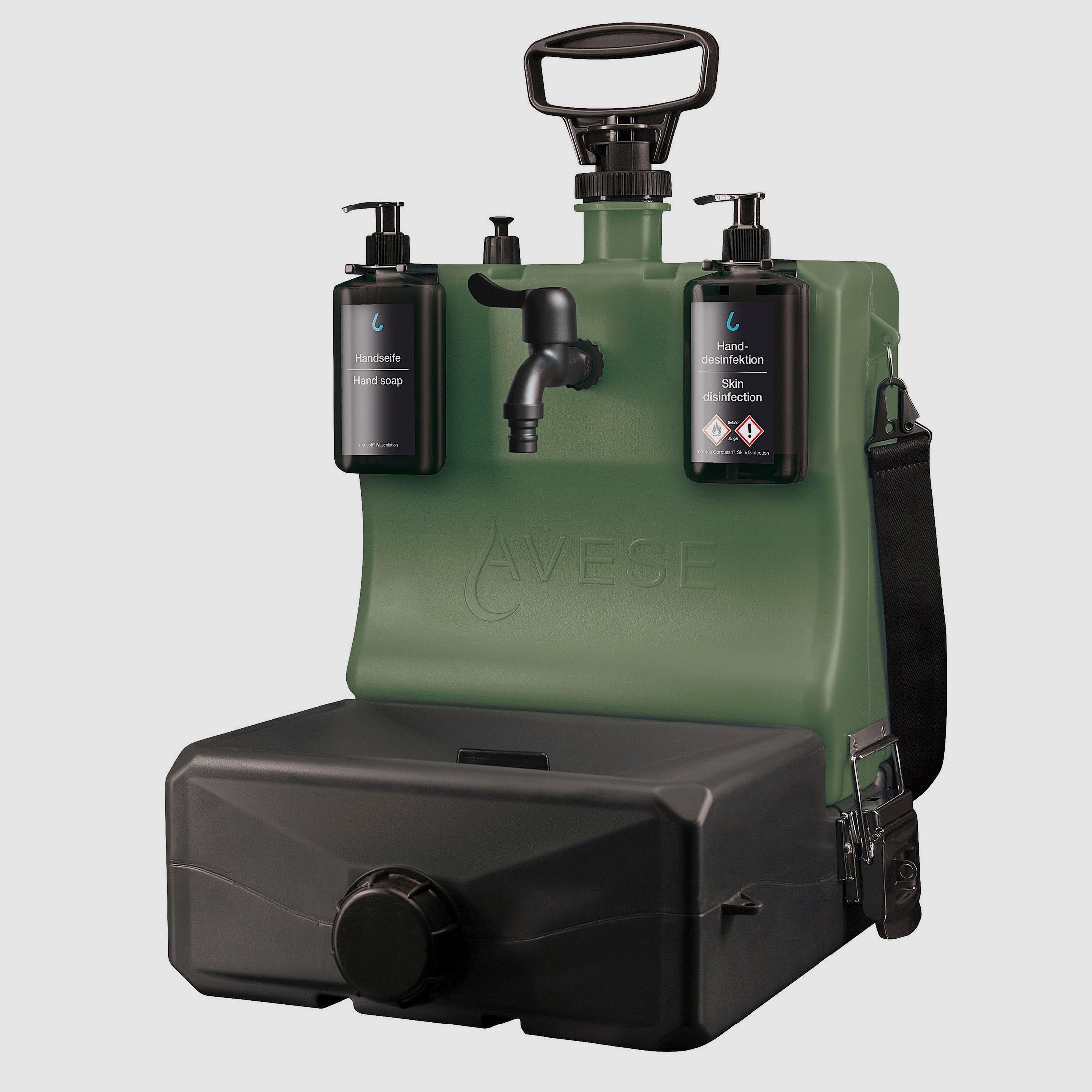 Lavese Mobiles Waschbecken-Set Standard