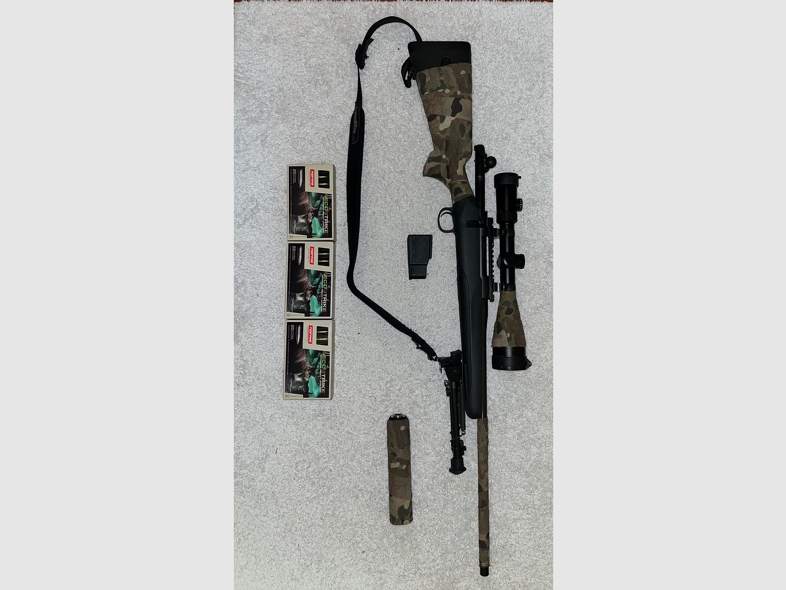 Mauser M18 - Cal. .30-06 Spring. - DD Optics N-FX 2,5-15x56 - Blaser Schalldämpfer Modell Moderator