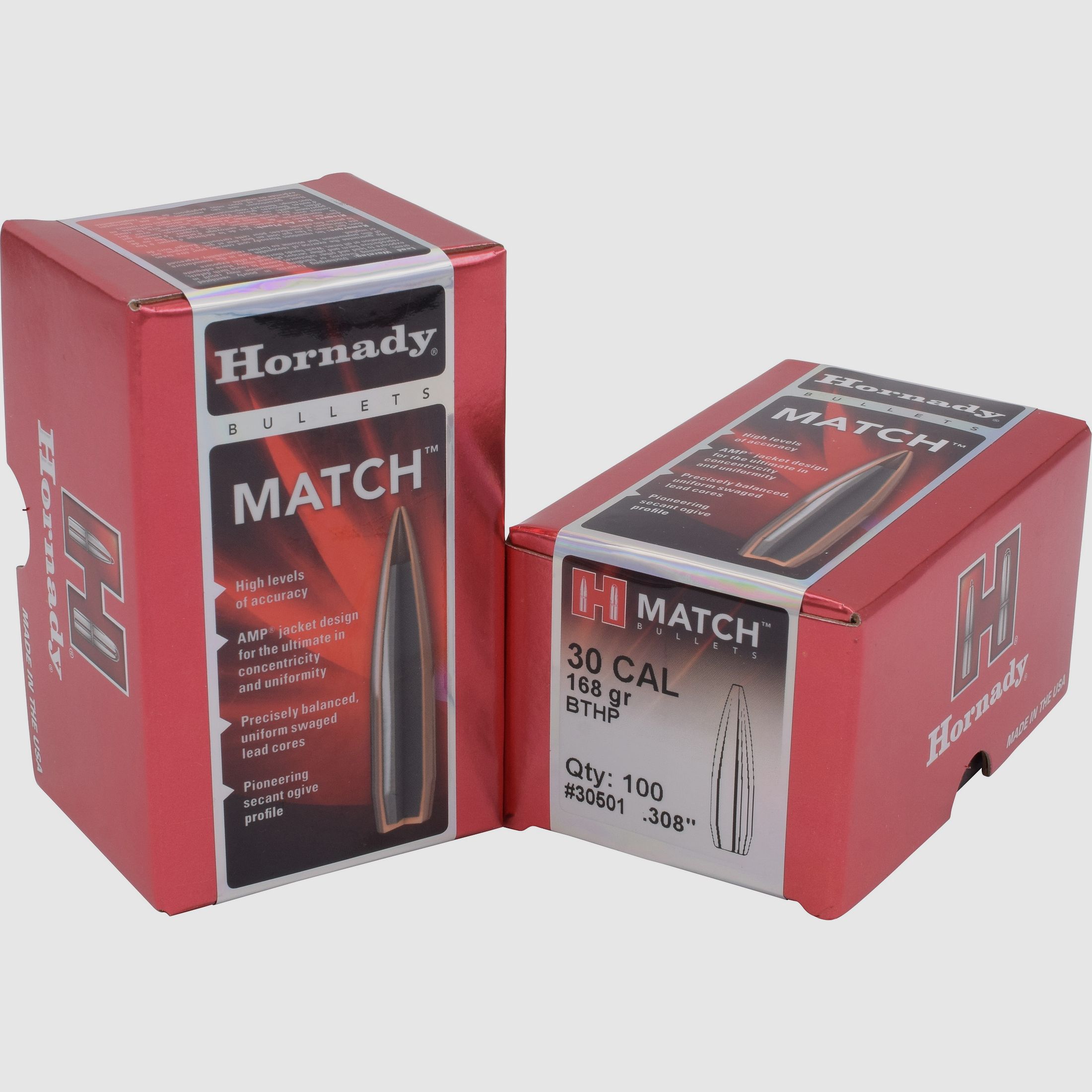 Hornady Match BTHP 308Win 168grs